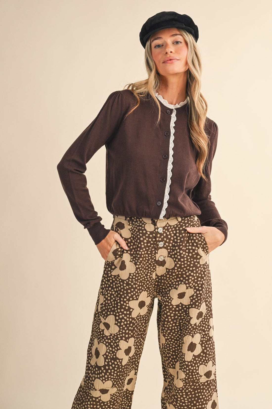 Ash Brown Taylor Cardigan