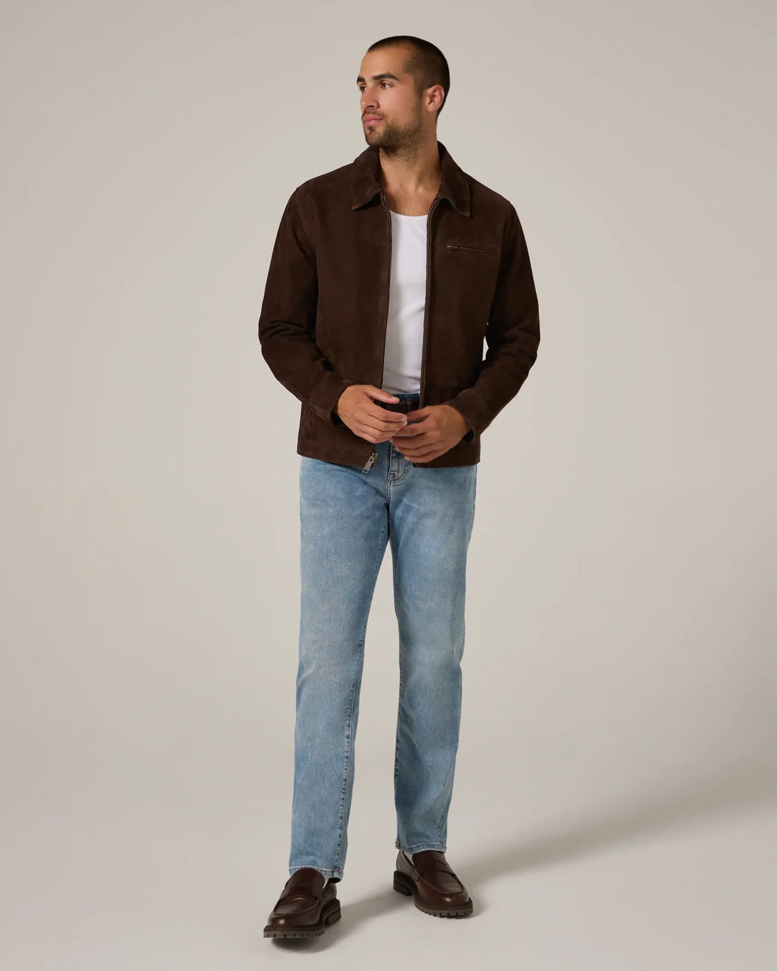 Chocolate Drifter Leather Jacket