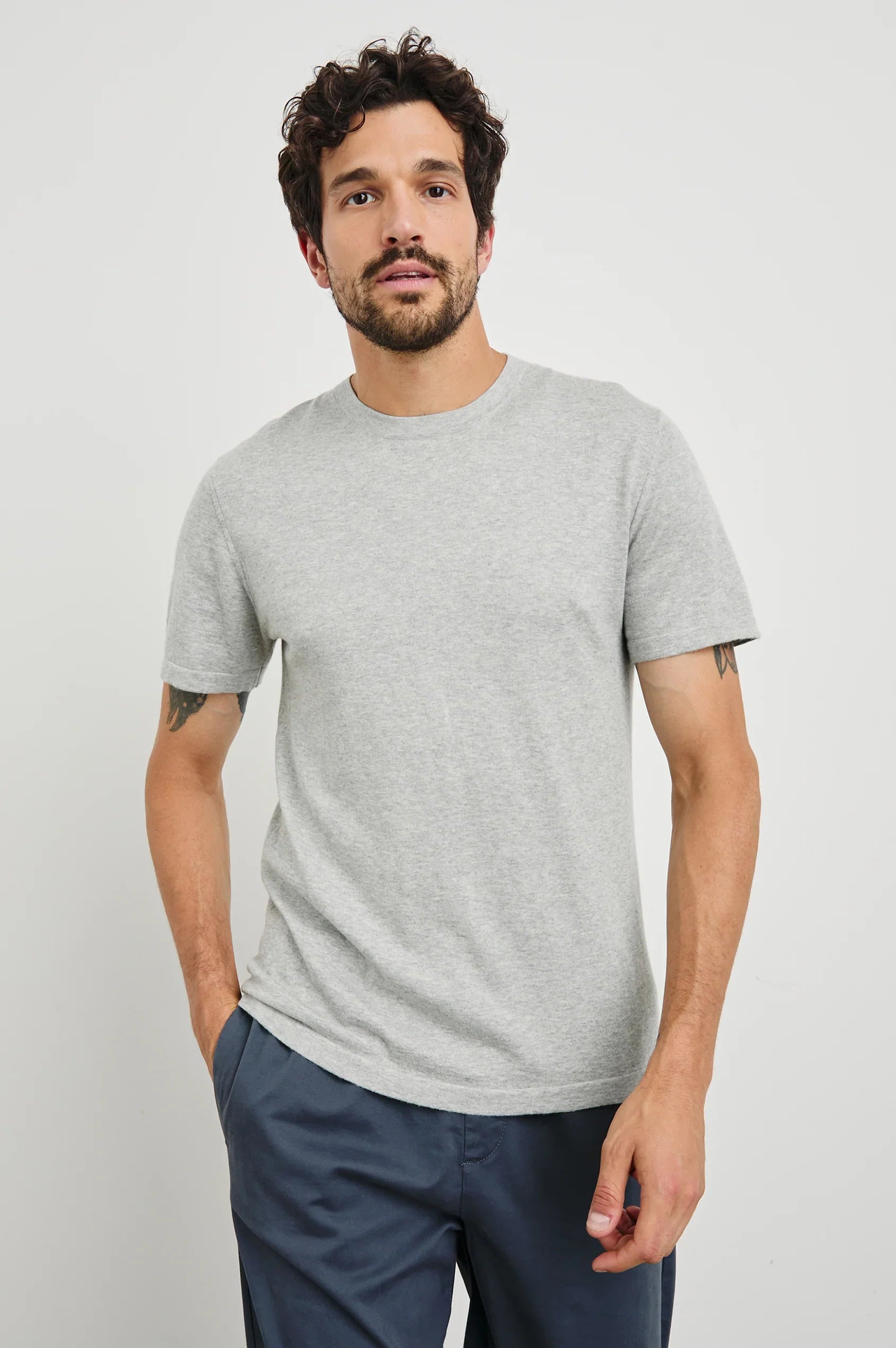 Heather Grey Mason Tee