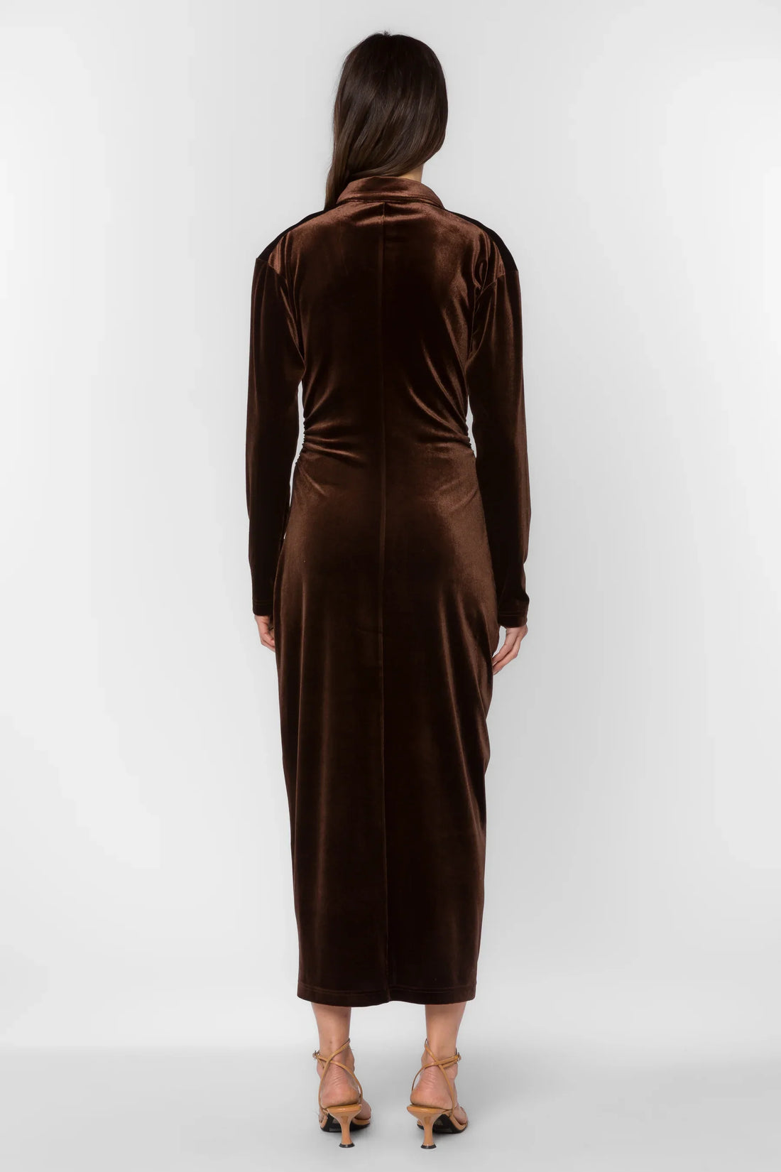 Velvet Brown Countryside Estate Dress