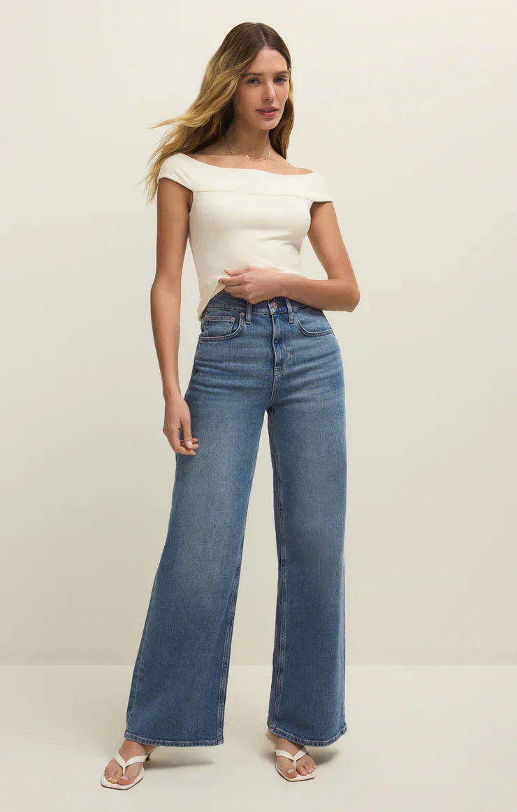 Cloud Second Skin Off Shoulder Top