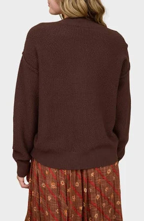 Chocolate Marsha Cardigan